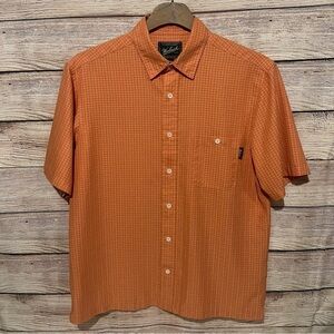 Woolrich Short‎ Sleeve Button Down Shirt Mens XL Check